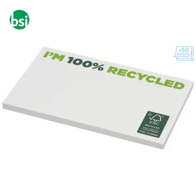 Foglietti adesivi personalizzati carta riciclata 127x75 - Immagine 4