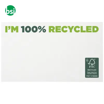 Foglietti adesivi personalizzati carta riciclata 127x75 - Immagine 2