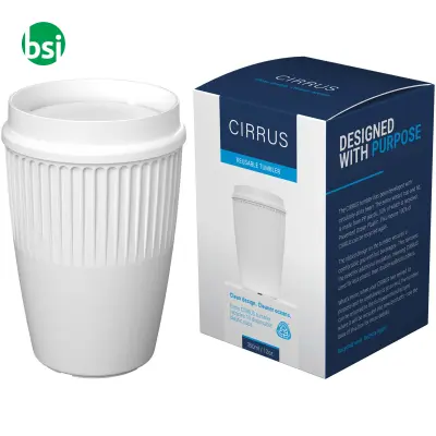 Bicchiere 350 ml coperchio e stampa 360° CIRRUS POP - Immagine 7