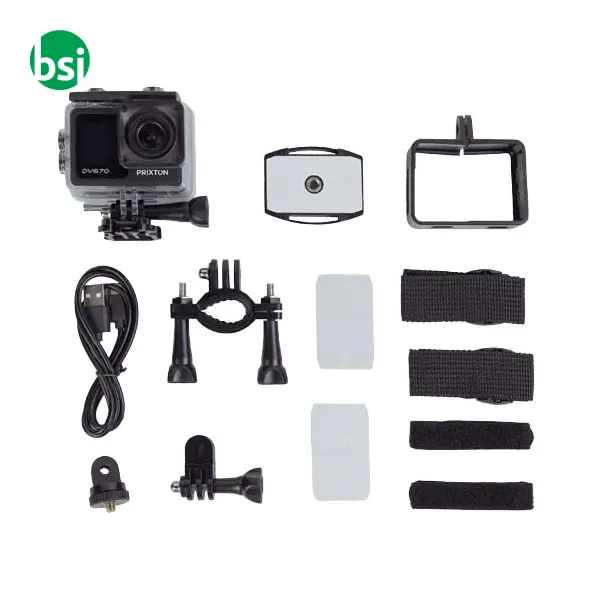 Action camera a doppio schermo da 4K Prixton DV670 -  5