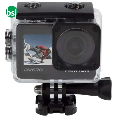 Action camera a doppio schermo da 4K Prixton DV670 - Immagine 2