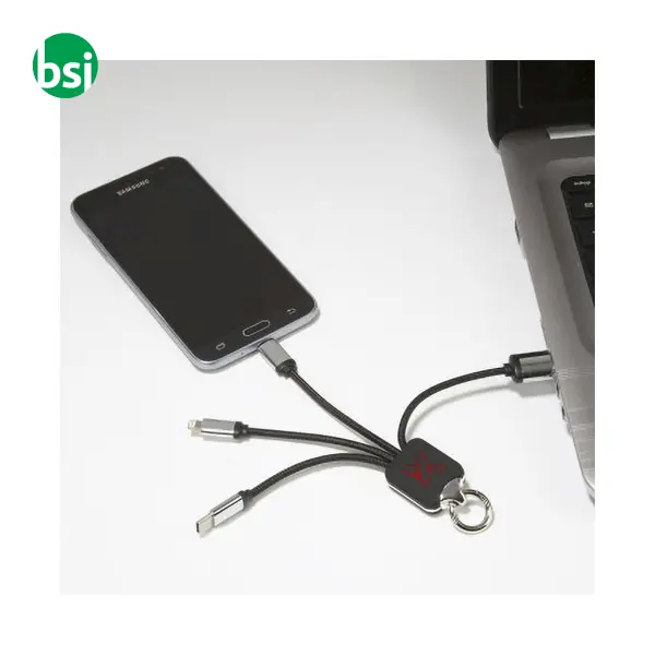 Cavo con personalizzazione luminosa SCX.design C15 quadrato -  6