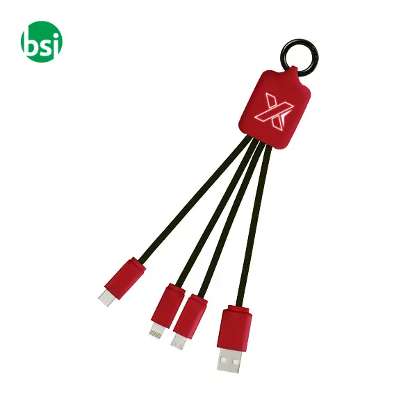 Cavo con personalizzazione luminosa SCX.design C15 quadrato -  10