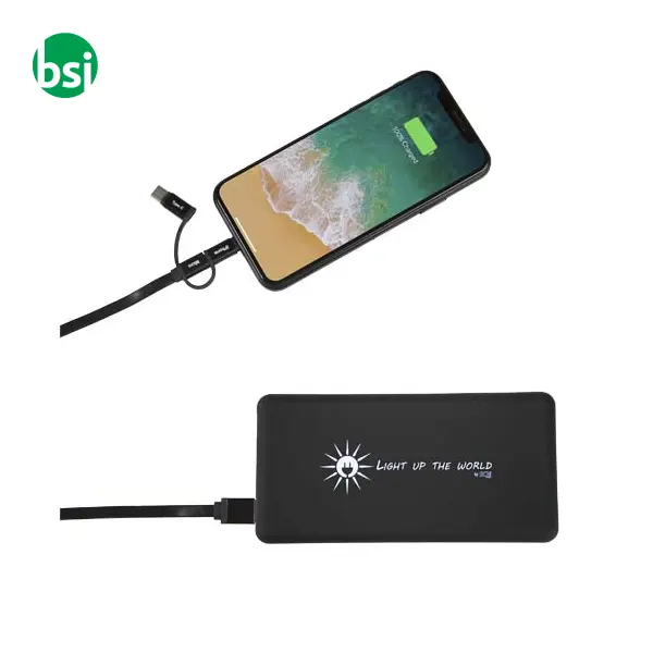 Power bank luminoso a carica solare -  8