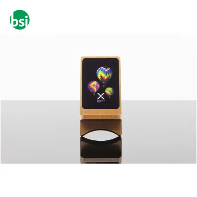 Supporto in legno wireless luminoso - Immagine 5