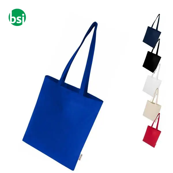 Tote bag in cotone riciclato GRS 7L Peru Blend -  1