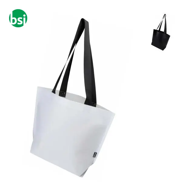 Tote bag tessuto doppioLaminato riciclato 18L Duo -  1