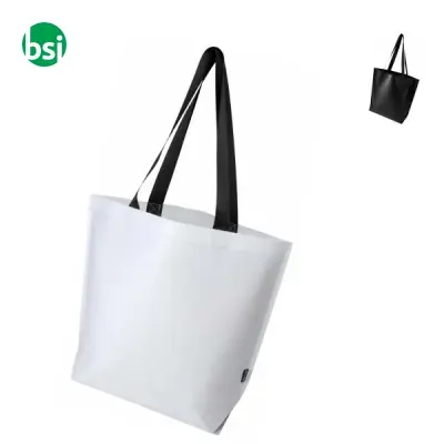 Shopper oversize tessuto doppio Laminato riciclato 30L Duo