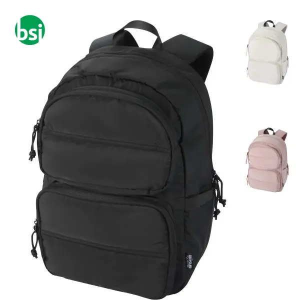 Zaino portatile 15,6'' in materiale riciclato 18L Puffer -  1