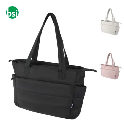 Tote bag portatile 15,6'' in materiale riciclato 18L Puffer