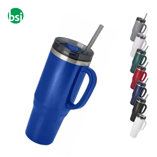 Tazza certificata RCS con cannuccia da 1200 ml Melbourne -  1