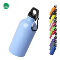 Borraccia 400 ml in acciaio con moschettone Oregon