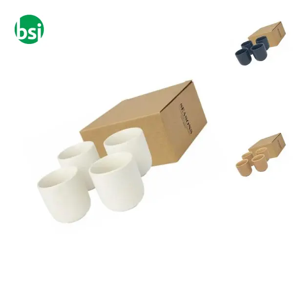 Set personalizzabile di 4 tazze per espresso da 90ml Male -  1