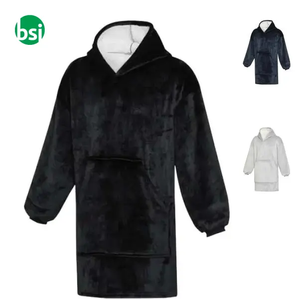 Coperta con cappuccio in tessuto certificato GRS Denali -  1