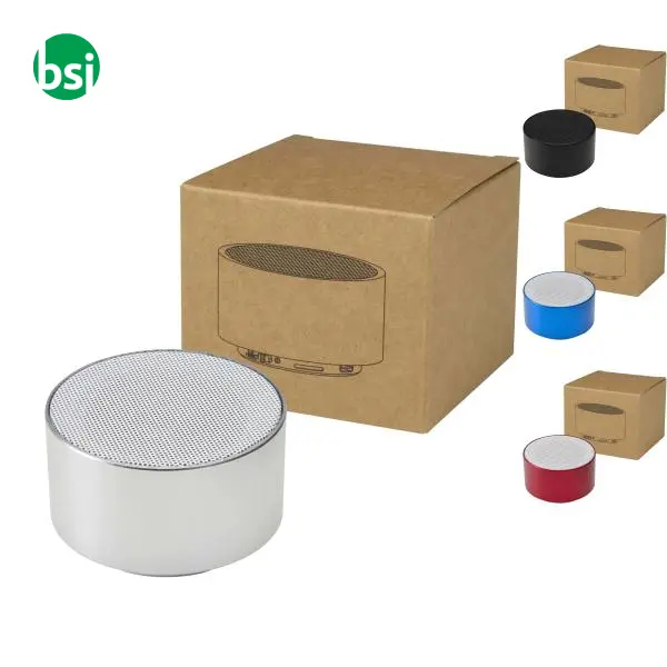 Speaker Bluetooth wireless in alluminio riciclato 3W Ankaa -  1