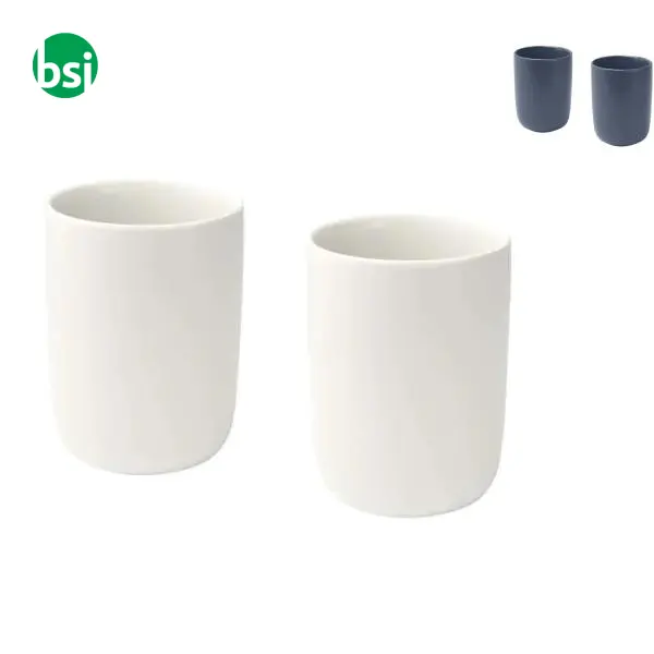 Set di 2 bicchieri in ceramica da 350 ml Male -  1