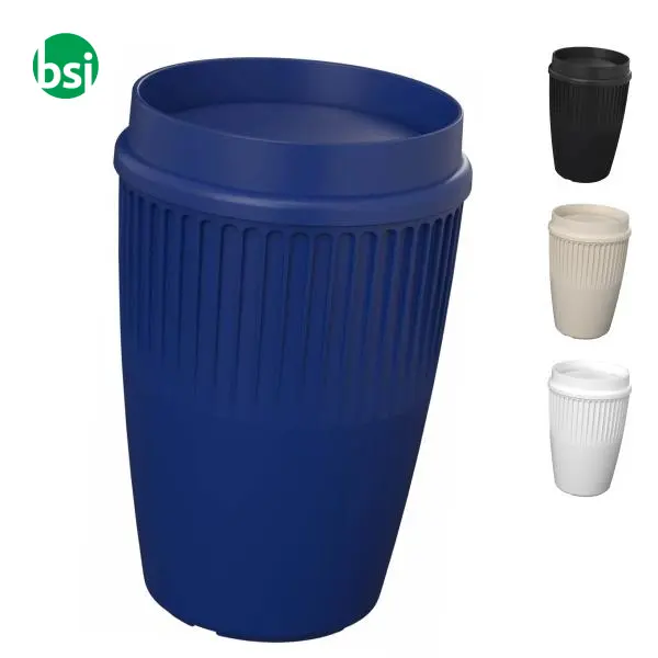 Bicchiere 350 ml coperchio e stampa 360° CIRRUS POP -  1