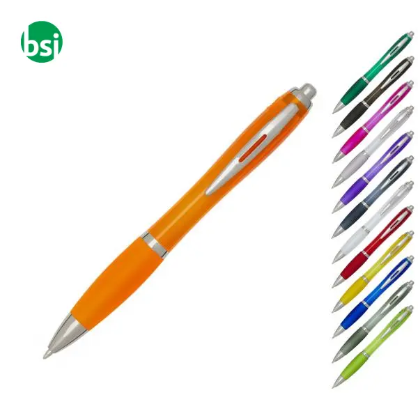Penna a sfera RCS colorata con stampa NASH -  1