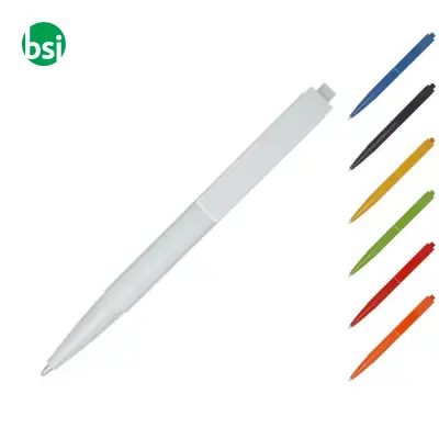 Penna a sfera in plastica riciclata refill blu Elsa