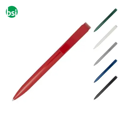 Penna a sfera in plastica riciclata refill Blu Lucia