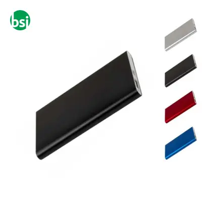 Power bank in alluminio riciclato da 4000 mAh tipo C Pep