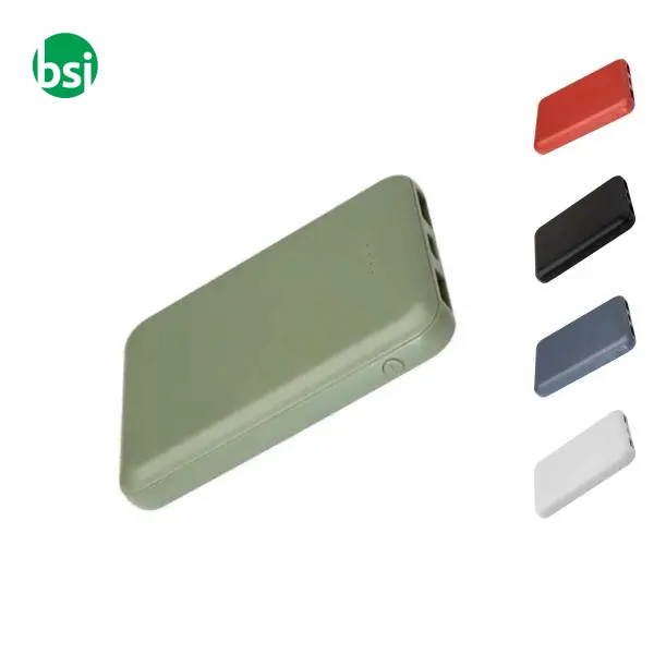 Power bank 5000 mAh Tipo C in plastica riciclata Asama -  1