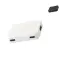 Hub USB a 4 porte e doppio ingresso Gaia - Anteprima 1