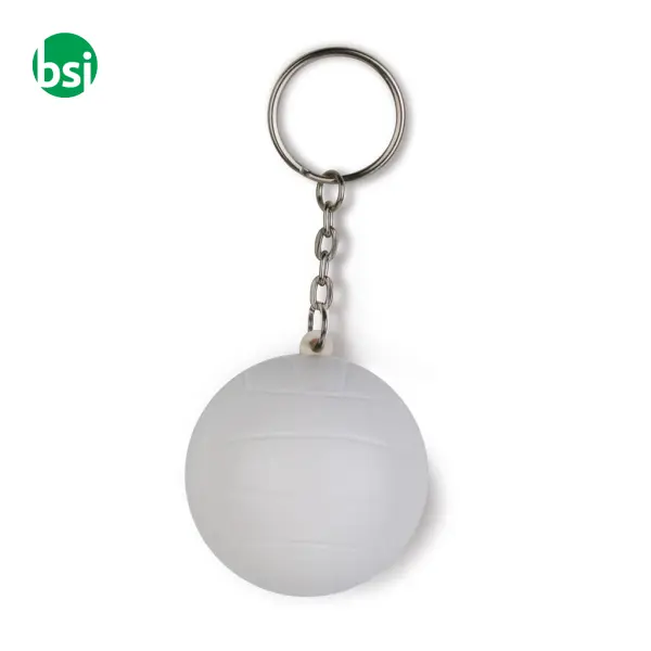 Portachiavi antistress a forma di palla da pallavolo -  1