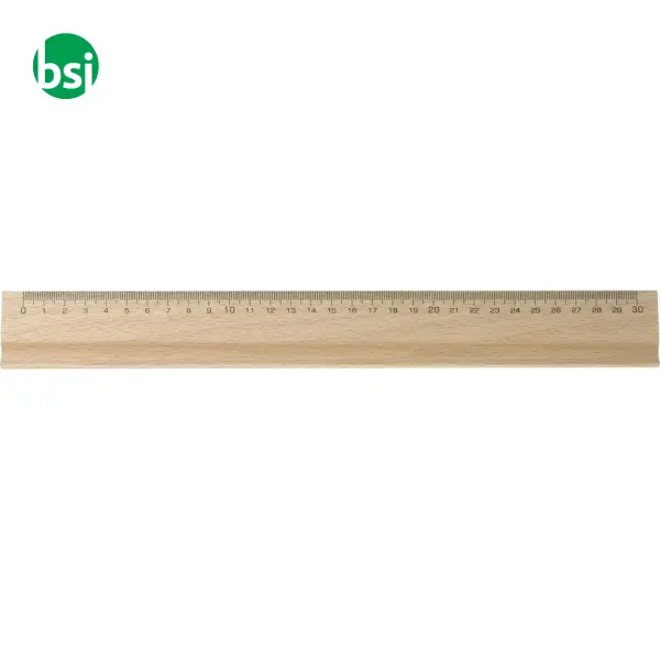 Righello 30cm in legno OTTAVIANO -  1
