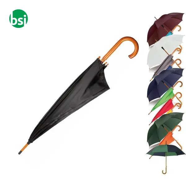 Ombrello automatico in legno IVANO -  1