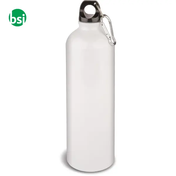 Borraccia bianca 750ml in alluminio JULIAN -  1