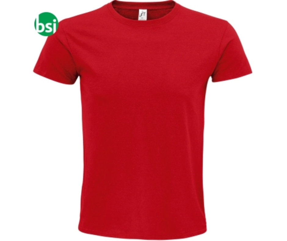 T-shirt uomo rossa personalizzabile