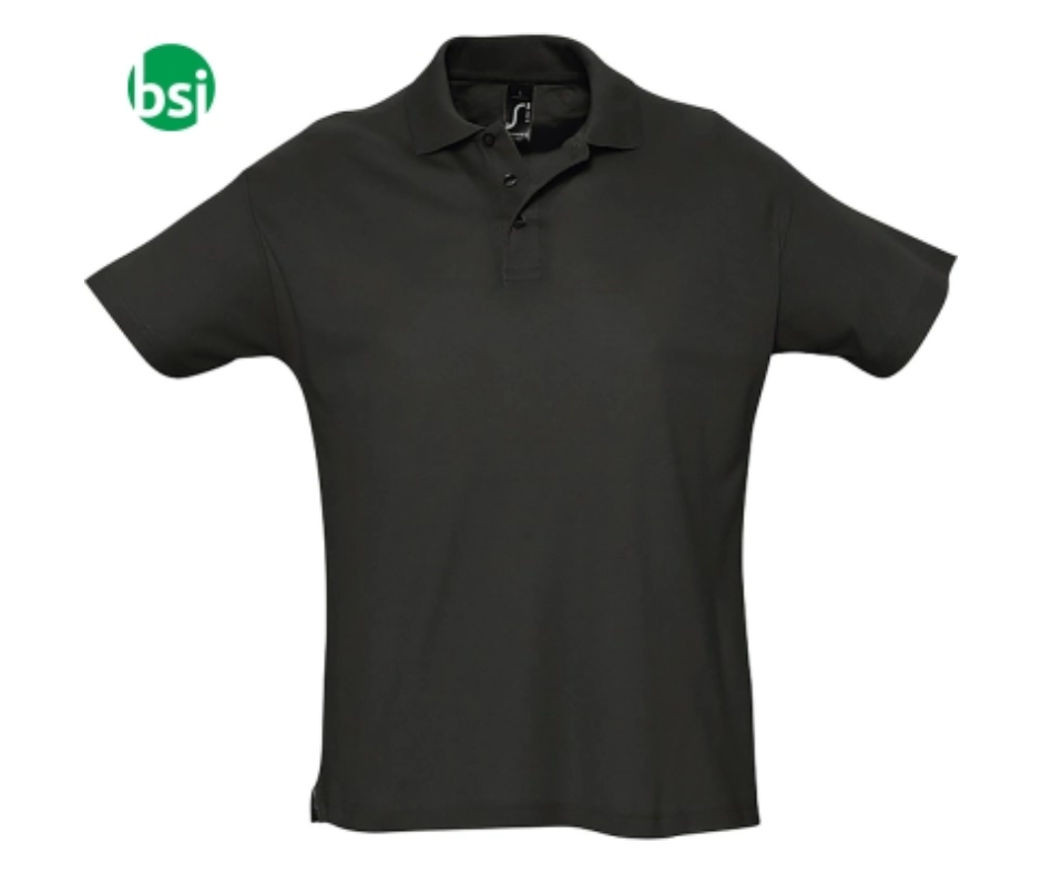 Polo nera personalizzata