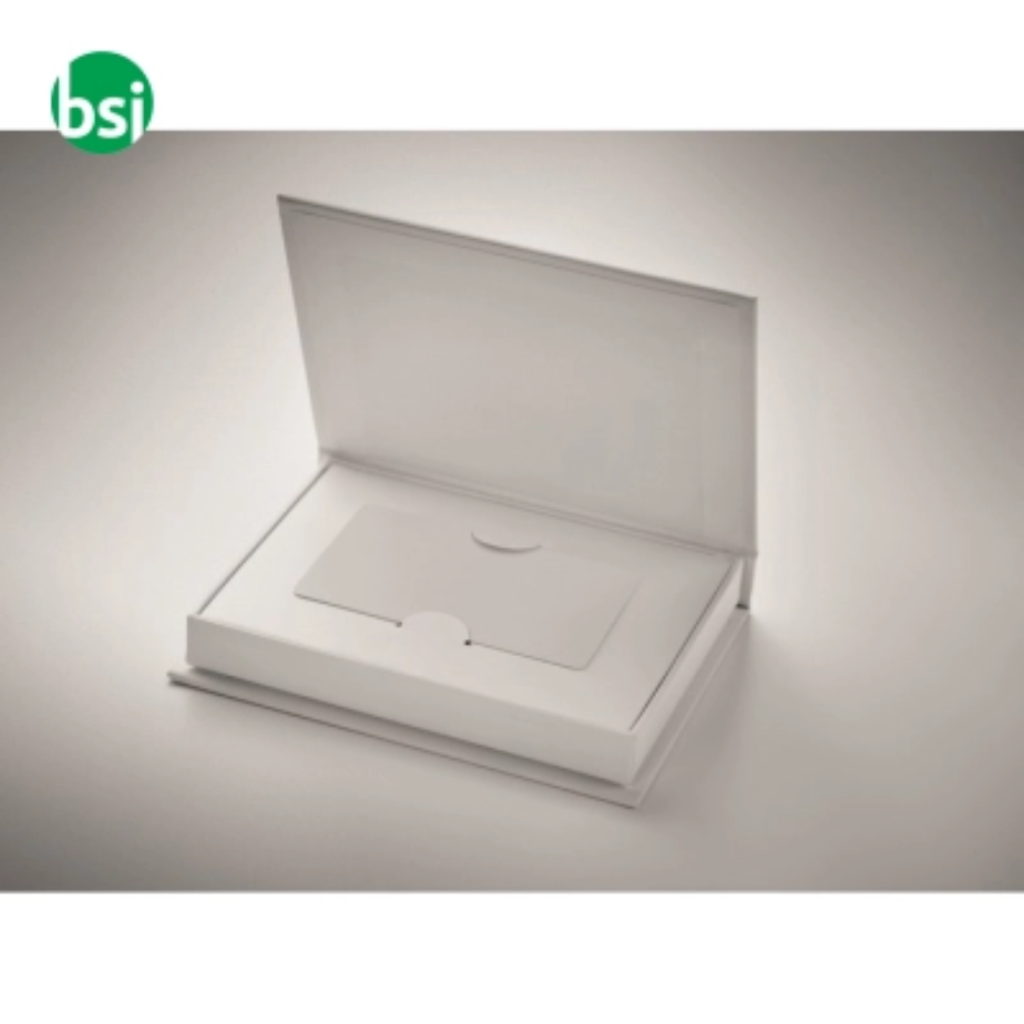 scatola per gift card bianca