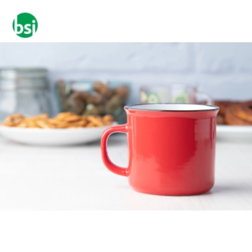 tazza personalizzabile attraverso la serigrafia circolare