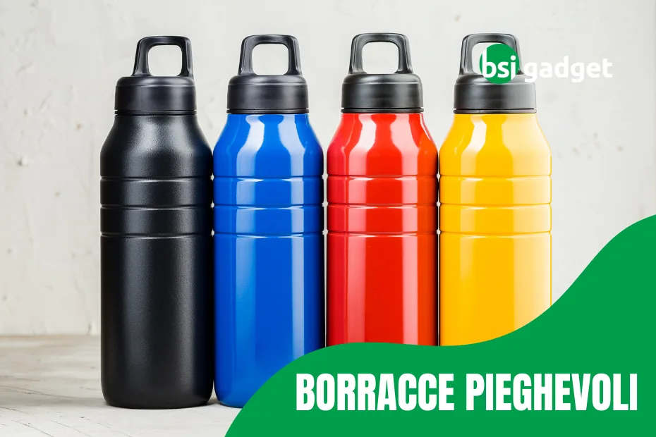 Borracce pieghevoli con logo