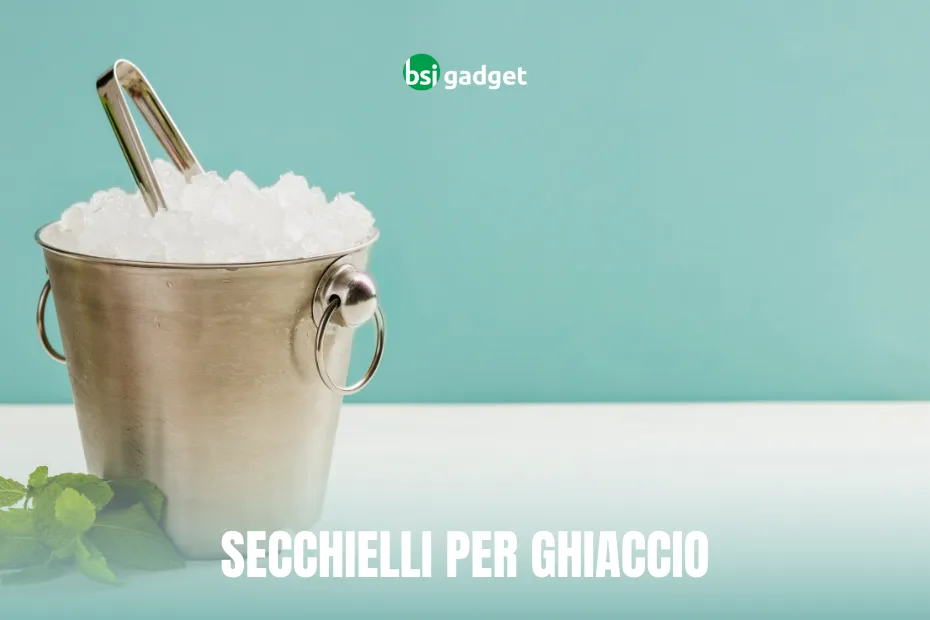 Secchielli per il ghiaccio son stampa del logo