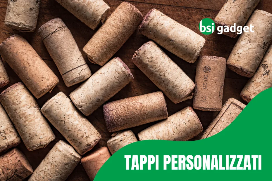Tappi per il vino personalizzati