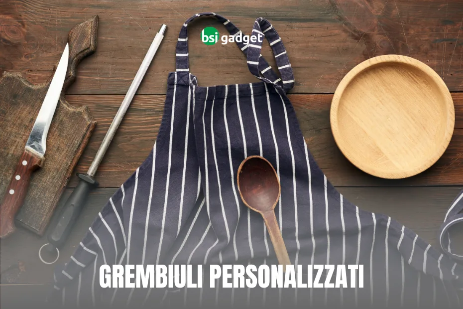 Grembiuli chef con stampa logo