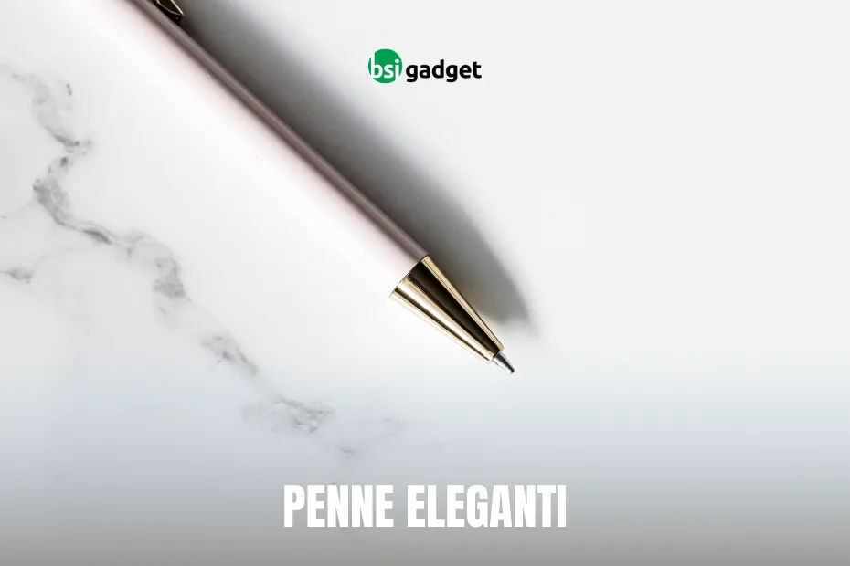 Penne eleganti e lussuose con stampa logo